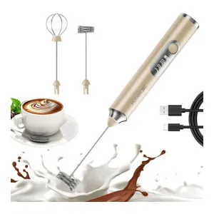HOMEBASIC 50 W Beige Hand Blender Electric Whisk 3-Speed USB Rechargeable HOMEBASIC 50 W Beige Hand Blender Electric Whisk 3-Speed USB Rechargeable