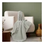 Sashaa World Chevron Delight Green Ivory Versatile Cotton Throw at ₹349 | Zepto Deal Sashaa World Chevron Delight Green Ivory Versatile Cotton Throw at ₹349 | Zepto Deal