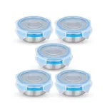 STEELLOCK Stainless Steel Airtight Containers, Set of 2, 750ml – Rs. 256 STEELLOCK Stainless Steel Airtight Containers, Set of 2, 750ml – Rs. 256