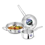 BERGNER BE Essentials Tripro Triply Cookware Set at ₹1679 | Flipkart Deal BERGNER BE Essentials Tripro Triply Cookware Set at ₹1679 | Flipkart Deal