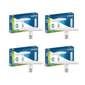Crompton Twist T Lamp 10W Cool Day Light – Pack of 4 Crompton Twist T Lamp 10W Cool Day Light – Pack of 4