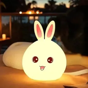 CRAE Big Face Rabbit Night Lamp Kids LED Touch Sensor Rs. 299 CRAE Big Face Rabbit Night Lamp Kids LED Touch Sensor Rs. 299
