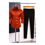 Black Deer Men’s Cotton Blend Shirt Pant Set Deal Black Deer Men’s Cotton Blend Shirt Pant Set Deal