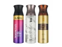 Ajmal Deodorant Combo Pack of 3 (600ML) for Rs. 328 – Amazon Ajmal Deodorant Combo Pack of 3 (600ML) for Rs. 328 – Amazon