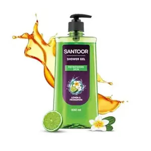 Santoor Refreshing Shower Gel Lemon & Frangipani, 500ml at ₹161 | Amazon Deal Santoor Refreshing Shower Gel Lemon & Frangipani, 500ml at ₹161 | Amazon Deal