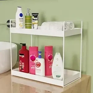 NH10 DESIGNS 2-Tier Bathroom Countertop Organizer Rs. 243 NH10 DESIGNS 2-Tier Bathroom Countertop Organizer Rs. 243