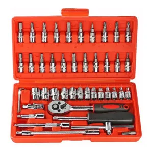 OKASTA Ratchet Wrench Kit 46-Piece Household Socket Set OKASTA Ratchet Wrench Kit 46-Piece Household Socket Set