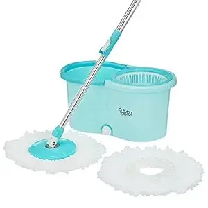 Presto! Spin Mop with Plastic Bucket Set, Blue for Rs. 679 Presto! Spin Mop with Plastic Bucket Set, Blue for Rs. 679