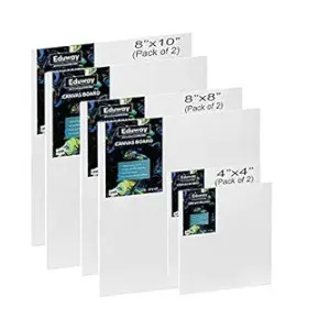 Eduway Canvas Board for Painting (Pack of 6) at ₹232 | Amazon Deal Eduway Canvas Board for Painting (Pack of 6) at ₹232 | Amazon Deal