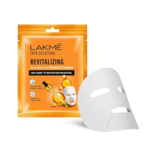 Lakme Skin Solutions Sheet Mask Revitalizing with Vitamin C at ₹60 | Amazon Deal Lakme Skin Solutions Sheet Mask Revitalizing with Vitamin C at ₹60 | Amazon Deal