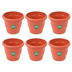 TrustBasket UV Treated Plastic Round Pot 6 Inches Set of 6 – Rs 210 TrustBasket UV Treated Plastic Round Pot 6 Inches Set of 6 – Rs 210