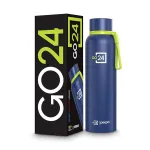 Water Bottle 1 LTR Stainless Steel Hot and Cold Flask Bravo 1000 at ₹629 | Amazon Deal Water Bottle 1 LTR Stainless Steel Hot and Cold Flask Bravo 1000 at ₹629 | Amazon Deal