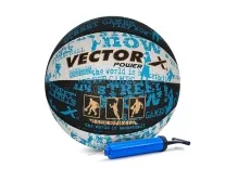 Vector X Basketball Size 7 Black-White-Blue at Rs 413 Vector X Basketball Size 7 Black-White-Blue at Rs 413