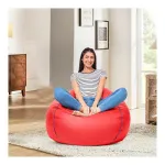 Amazon Brand – Solimo XXL Bean Bag Cover (Pink with Blue Piping) Amazon Brand – Solimo XXL Bean Bag Cover (Pink with Blue Piping)