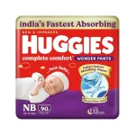 Huggies Complete Comfort Wonder Pants Newborn (NB/XS), 90 Count at ₹428 | Amazon Deal Huggies Complete Comfort Wonder Pants Newborn (NB/XS), 90 Count at ₹428 | Amazon Deal