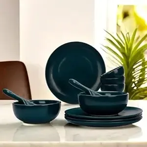 USHA SHRIRAM Ceramic Dinner Set (12 Pcs) Rs.2839 USHA SHRIRAM Ceramic Dinner Set (12 Pcs) Rs.2839