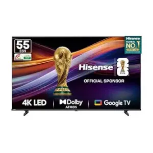 Hisense 139 cm (55 inches) E6N Series 4K Ultra HD Smart LED Google TV at ₹27949 | Amazon Deal Hisense 139 cm (55 inches) E6N Series 4K Ultra HD Smart LED Google TV at ₹27949 | Amazon Deal