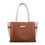 Carrylux Dual Tone Large Capacity Croco Pattern Tote Handbag at ₹398 | Amazon Deal Carrylux Dual Tone Large Capacity Croco Pattern Tote Handbag at ₹398 | Amazon Deal