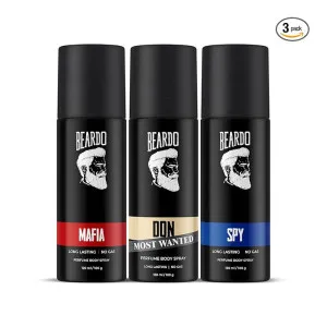 Beardo Deodorant Perfume Body Spray Set For Men (Spy, Mafia, Don) at ₹193 | Amazon Deal Beardo Deodorant Perfume Body Spray Set For Men (Spy, Mafia, Don) at ₹193 | Amazon Deal