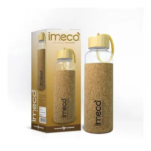 IMECO ECO CARRY Borosilicate Glass Water Bottle, 500ml with Cork Sleeve at ₹399 | Amazon Deal IMECO ECO CARRY Borosilicate Glass Water Bottle, 500ml with Cork Sleeve at ₹399 | Amazon Deal