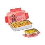 ATTRO Nutri Meal Stainless Steel Kids Lunch Box Airtight, Spill-Proof, with Eye-Catching Prints at ₹237 | Amazon Deal ATTRO Nutri Meal Stainless Steel Kids Lunch Box Airtight, Spill-Proof, with Eye-Catching Prints at ₹237 | Amazon Deal