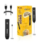 Bevzilla Rechargeable Electric Frother – 3-Speed Handheld Coffee Frother Bevzilla Rechargeable Electric Frother – 3-Speed Handheld Coffee Frother