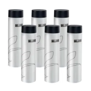 Food Grade Fridge Bottle Set 6-Piece 1L Black Floral Design 25% Off Food Grade Fridge Bottle Set 6-Piece 1L Black Floral Design 25% Off