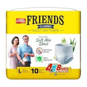 Friends Classic Adult Diaper L Size Pants at ₹261 | Amazon Deal Friends Classic Adult Diaper L Size Pants at ₹261 | Amazon Deal