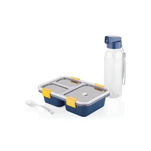 Combo Set 1 Lunch Box & 1 Water Bottle Tiffin Box – Office, School, Travel Deal Combo Set 1 Lunch Box & 1 Water Bottle Tiffin Box – Office, School, Travel Deal