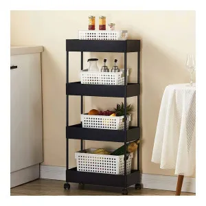 Pinkwhale 4 Compartments Plastic Storage Trolly at ₹375 | Flipkart Deal Pinkwhale 4 Compartments Plastic Storage Trolly at ₹375 | Flipkart Deal