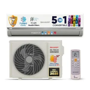 SHARP 1.5 Ton 3 Star 5-in-1 Convertible Inverter Split AC at ₹26240 | Amazon Deal SHARP 1.5 Ton 3 Star 5-in-1 Convertible Inverter Split AC at ₹26240 | Amazon Deal