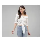 ATHENA LIFESTYLE White Regular Sleeves Solid Casual Top at ₹168 | Amazon Deal ATHENA LIFESTYLE White Regular Sleeves Solid Casual Top at ₹168 | Amazon Deal