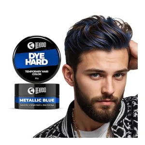Beardo Dye Hard Metallic Blue Temporary Hair Color – 25g 1-Day Wash Beardo Dye Hard Metallic Blue Temporary Hair Color – 25g 1-Day Wash