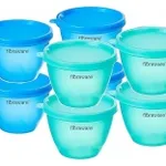 Floraware Round Containers 500ml 8 Pcs – Rs 168 Floraware Round Containers 500ml 8 Pcs – Rs 168