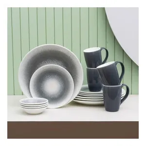Fine Porcelain Textures Sway Dinner Set (Set of 16) for Family of 4, Microwave & Dishwasher Safe at ₹1880 | Amazon Deal Fine Porcelain Textures Sway Dinner Set (Set of 16) for Family of 4, Microwave & Dishwasher Safe at ₹1880 | Amazon Deal