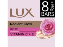 Lux Soft Glow Rose & Vitamin E Soap Bar 8 x 150 g – Rs. 259 Lux Soft Glow Rose & Vitamin E Soap Bar 8 x 150 g – Rs. 259