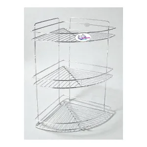 FineArts Stainless Steel Rust-Free Corner Shelf at ₹110 | Amazon Deal FineArts Stainless Steel Rust-Free Corner Shelf at ₹110 | Amazon Deal