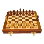 10 Inches Wooden Handmade Foldable Magnetic Chess Board Set with Magnetic Pieces and Extra Queens for Kids and Adults at ₹1249 | Amazon Deal 10 Inches Wooden Handmade Foldable Magnetic Chess Board Set with Magnetic Pieces and Extra Queens for Kids and Adults at ₹1249 | Amazon Deal