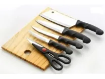 R K ENTERPRISE Wooden Chopping Board Knife Set 6 Pcs at Rs 263 R K ENTERPRISE Wooden Chopping Board Knife Set 6 Pcs at Rs 263