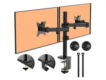 Double Monitor Desk Mount Adjustable VESA – Rs. 1769 Double Monitor Desk Mount Adjustable VESA – Rs. 1769