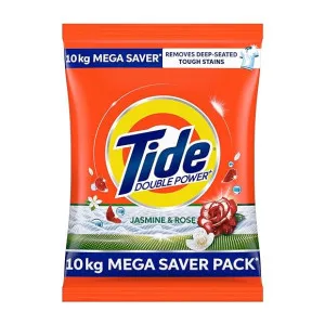 Tide Plus Detergent Powder 10kg Mega Pack Jasmine & Rose Fragrance Tide Plus Detergent Powder 10kg Mega Pack Jasmine & Rose Fragrance