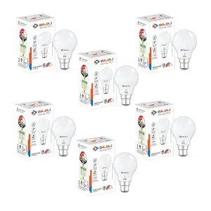 Bajaj Ivora 9W LED Lamp Cool Day Light 6500K B22 (Pack of 6) Bajaj Ivora 9W LED Lamp Cool Day Light 6500K B22 (Pack of 6)