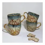 Vistas Brown Marble Ceramic Tea Cup Set of 4 (200ml Each) at ₹200 | Amazon Deal Vistas Brown Marble Ceramic Tea Cup Set of 4 (200ml Each) at ₹200 | Amazon Deal