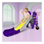 Kidsmate Big Slide with Basketball Hoop – Large Indoor Outdoor Playset Kidsmate Big Slide with Basketball Hoop – Large Indoor Outdoor Playset