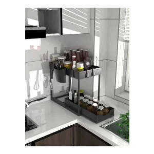 Sasimo Black Plastic Sink Organiser at ₹519 | Myntra Deal Sasimo Black Plastic Sink Organiser at ₹519 | Myntra Deal