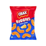 Crax Biggies Swiss Cheese Puff Snacks at ₹22 | Zepto Deal Crax Biggies Swiss Cheese Puff Snacks at ₹22 | Zepto Deal