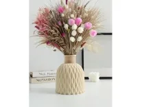SATYAM KRAFT Cream Flower Vase Home Decor – Rs 171 SATYAM KRAFT Cream Flower Vase Home Decor – Rs 171