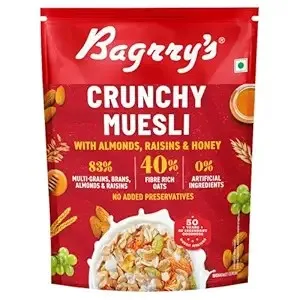 Bagrry’s Crunchy Muesli 425g – Rs. 180 Amazon Deal Bagrry’s Crunchy Muesli 425g – Rs. 180 Amazon Deal