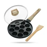 Lifelong Diecast Aluminum Paniyaram Pan | 12 Pits, 25cm Diameter, Glass Lid at ₹560 | Amazon Deal Lifelong Diecast Aluminum Paniyaram Pan | 12 Pits, 25cm Diameter, Glass Lid at ₹560 | Amazon Deal