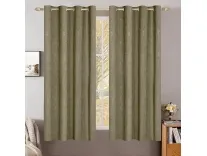 Blackout Emboss Curtains Green 5FT at Rs 287 Blackout Emboss Curtains Green 5FT at Rs 287
